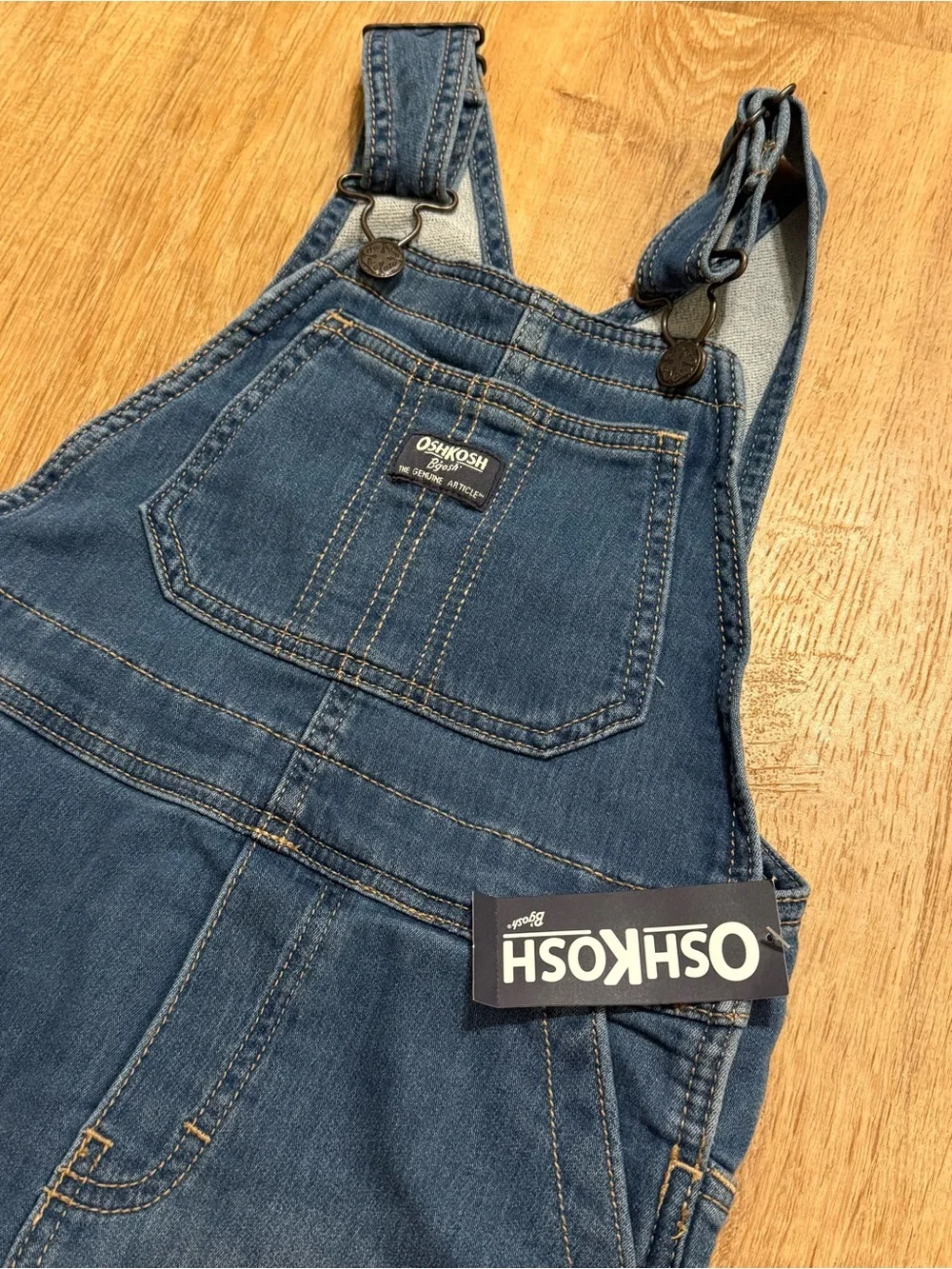 OshKosh B'gosh Classic Denim Overalls NWT 5T